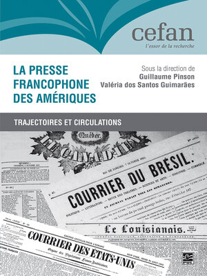 cover image of La presse francophone des Amériques
